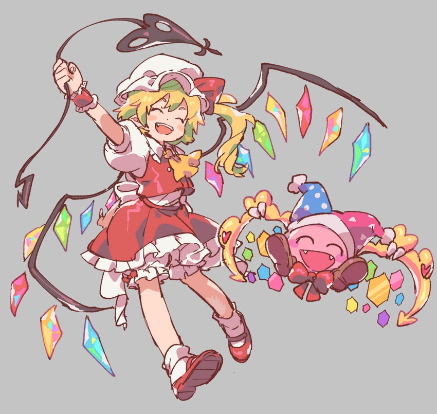 flandre scarlet and marx (touhou and 1 more) drawn by jeto_(jetopyon)