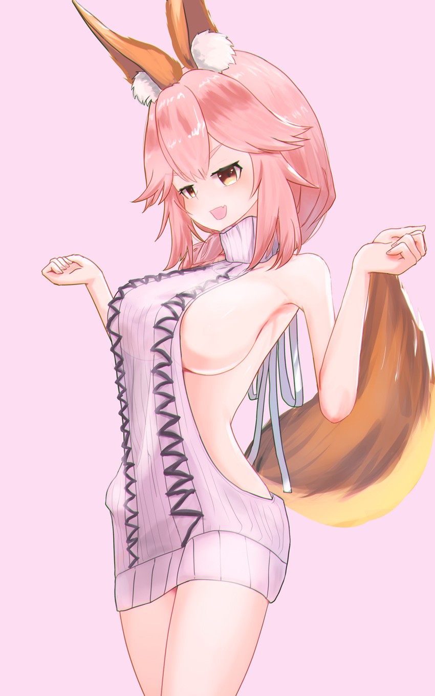 tamamo and tamamo no mae (fate and 2 more) drawn by nin_fake