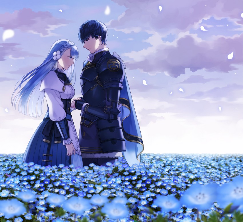 berkut and rinea (fire emblem and 1 more) drawn by aym_(ash3ash3ash)