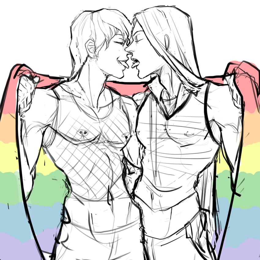 hisoka morow and illumi zoldyck (hunter x hunter) drawn by hxhanjo