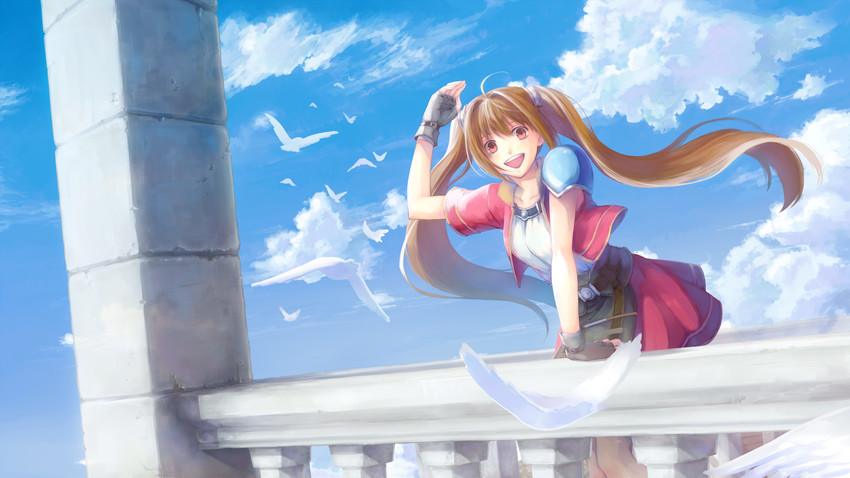 estelle bright (eiyuu densetsu and 1 more) drawn by xyz_(joeychankw)