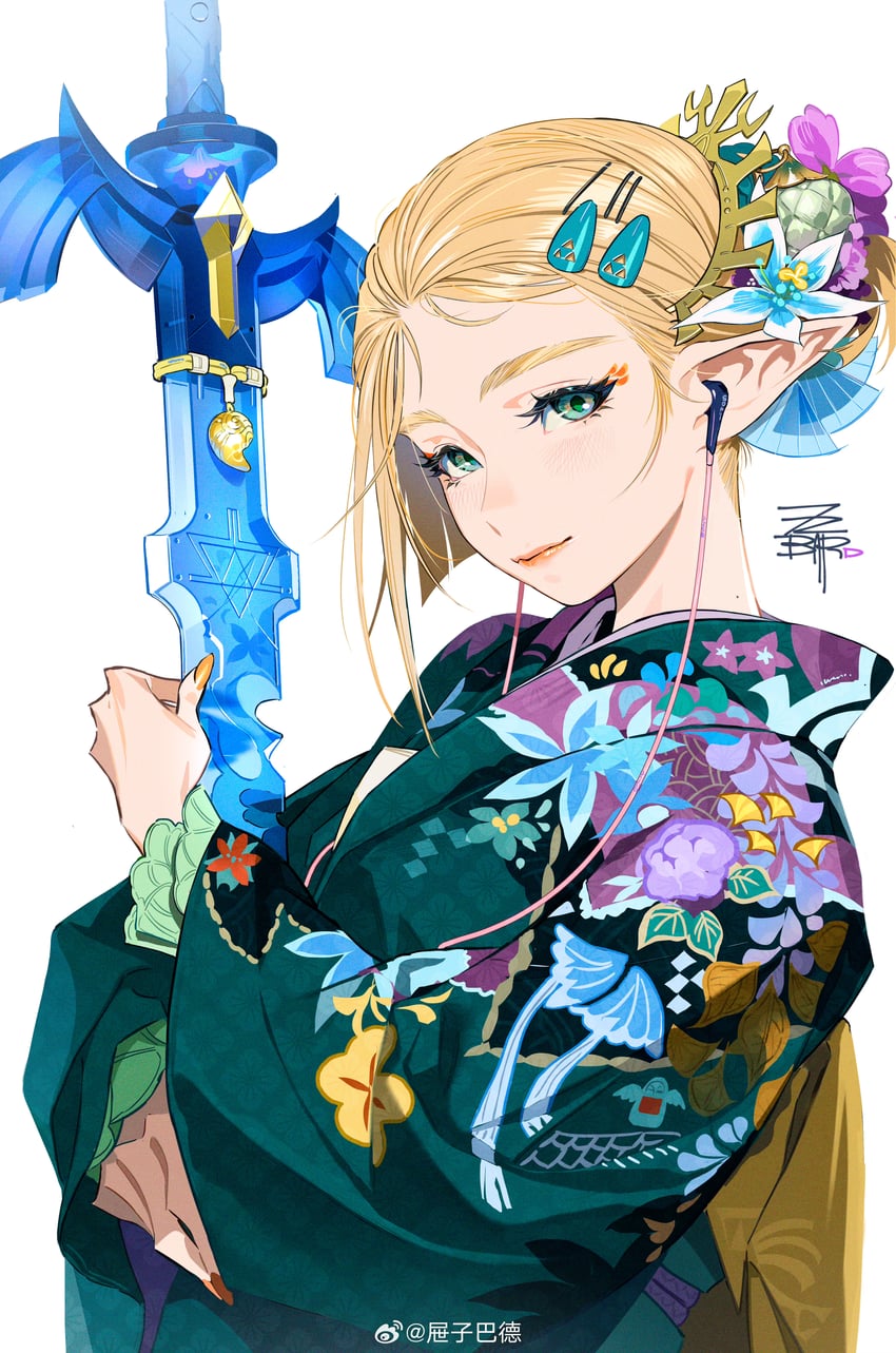 princess zelda and hylia (the legend of zelda and 1 more) drawn by tizibade