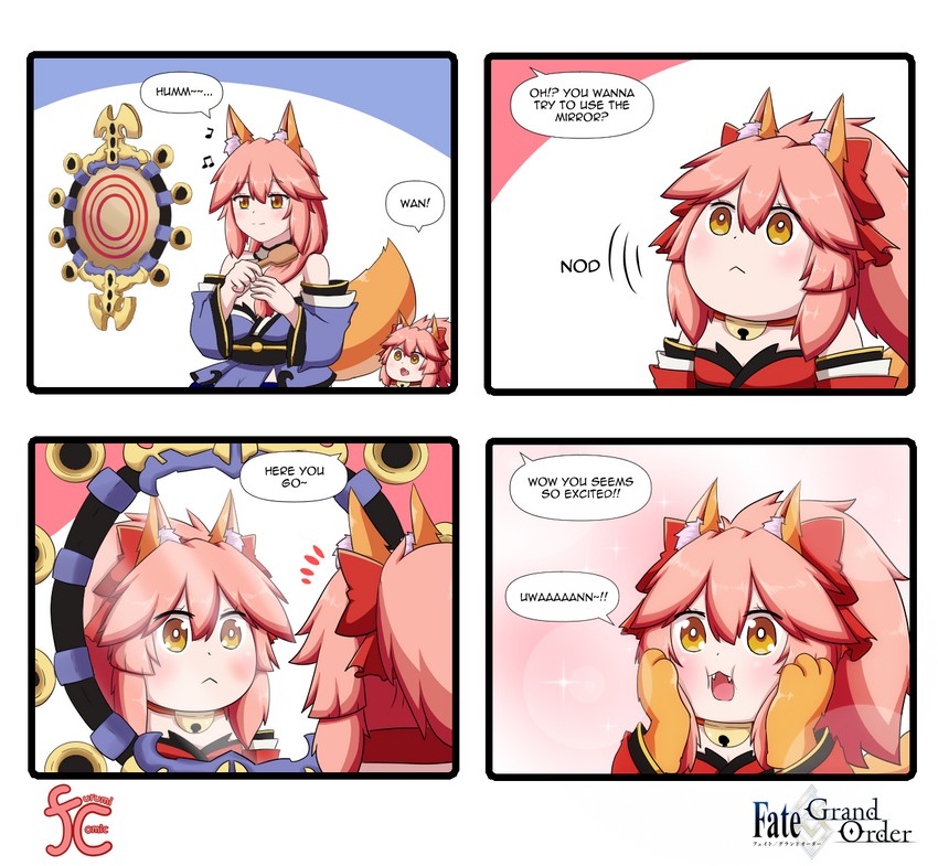 tamamo, tamamo no mae, and tamamo cat (fate and 2 more) drawn by keita_naruzawa