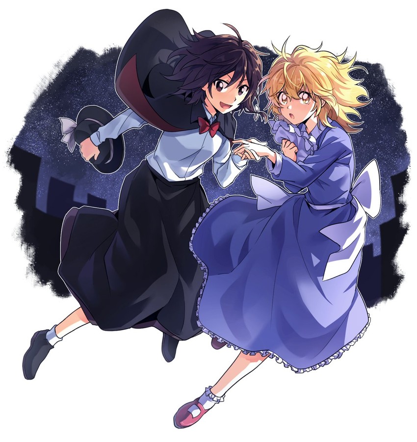 usami renko and maribel hearn (touhou and 1 more) drawn by re_ghotion