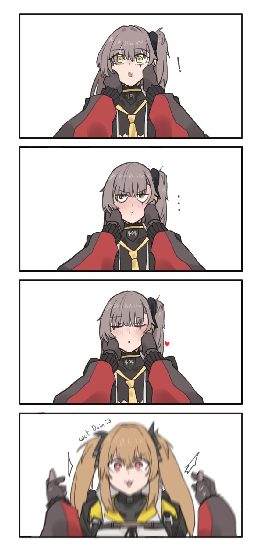 ump45, ump9, commander, leva, and lenna (girls' frontline and 1 more) drawn by natawaru