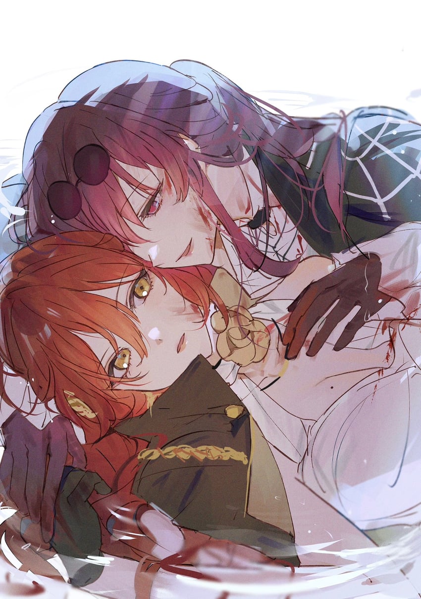 kafka and himeko (honkai and 1 more) drawn by chibiya1010