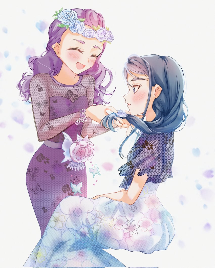 minazuki karen and mimino kurumi (precure and 2 more) drawn by cure343_55