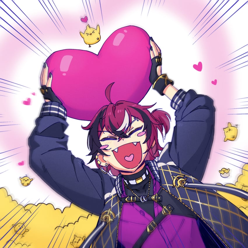 doppio dropscythe and scythekick (nijisanji and 1 more) drawn by seulin