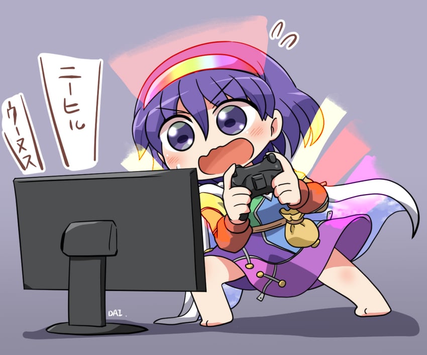 tenkyuu chimata (touhou and 1 more) drawn by rokugou_daisuke