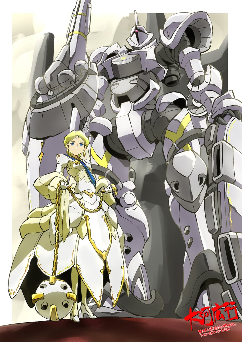 sayla mass and gyan (gundam and 1 more) drawn by taiga_hiroyuki
