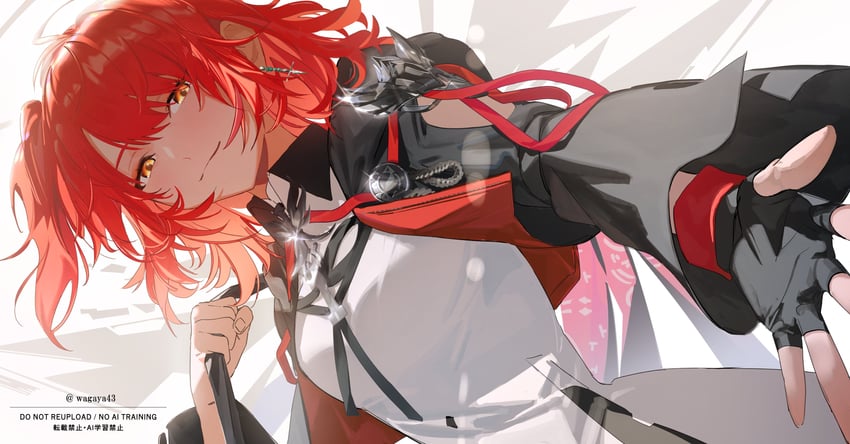 exusiai and exusiai the new covenant (arknights) drawn by wagaya43