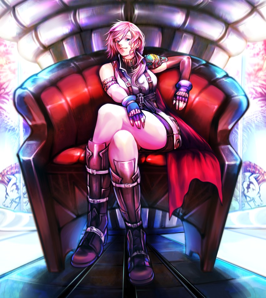 lightning farron (final fantasy and 1 more) drawn by masayoshi