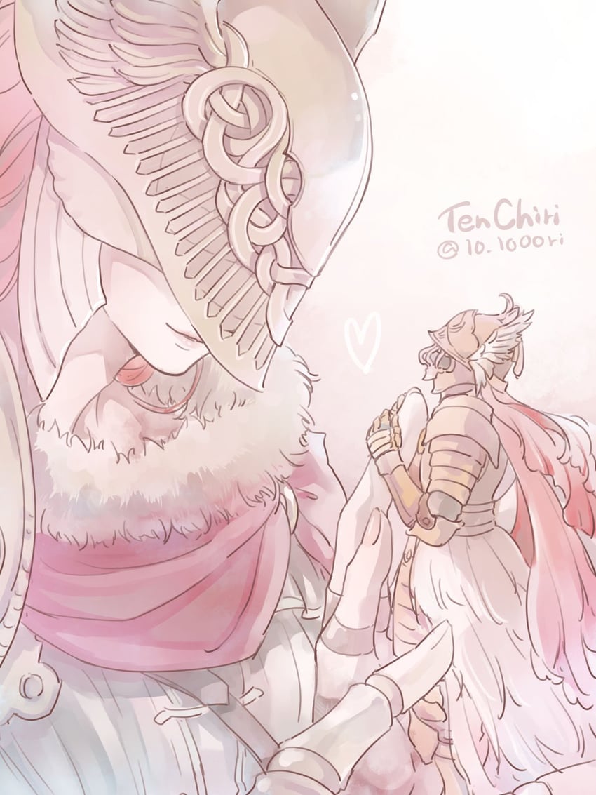 malenia blade of miquella and cleanrot knight finlay (elden ring) drawn by 10_1000ri