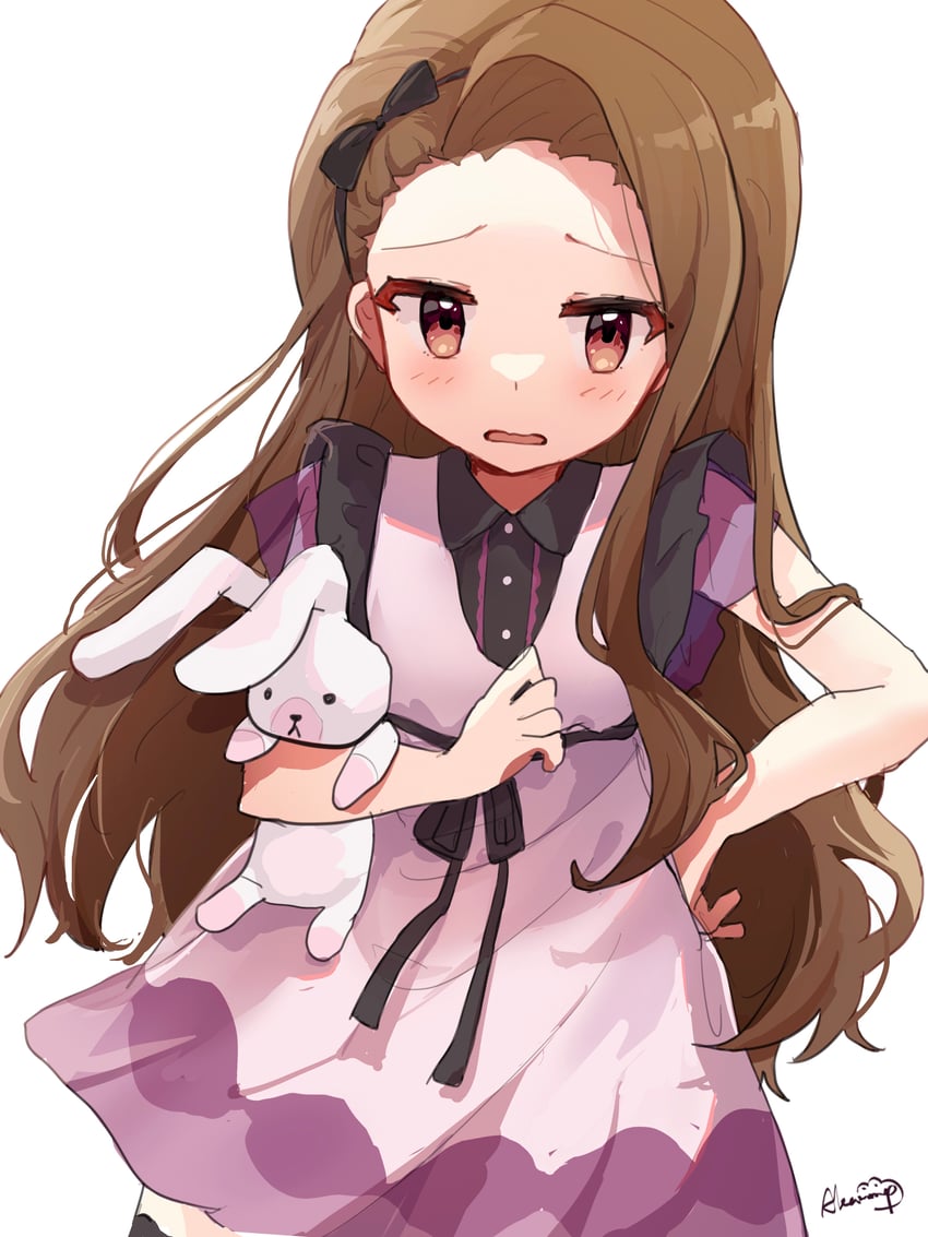 minase iori and usa-chan (idolmaster and 2 more) drawn by nnnn
