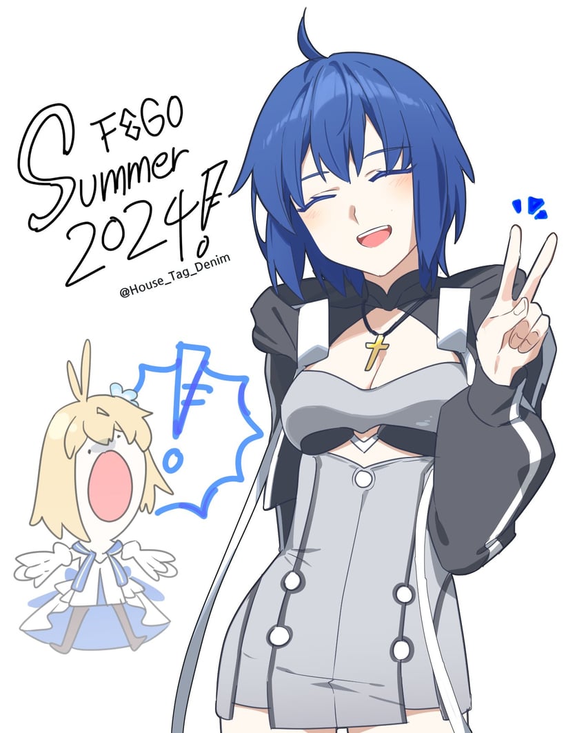 arcueid brunestud, ciel, and mysterious executor c.i.e.l (fate and 1 more) drawn by house_tag_denim
