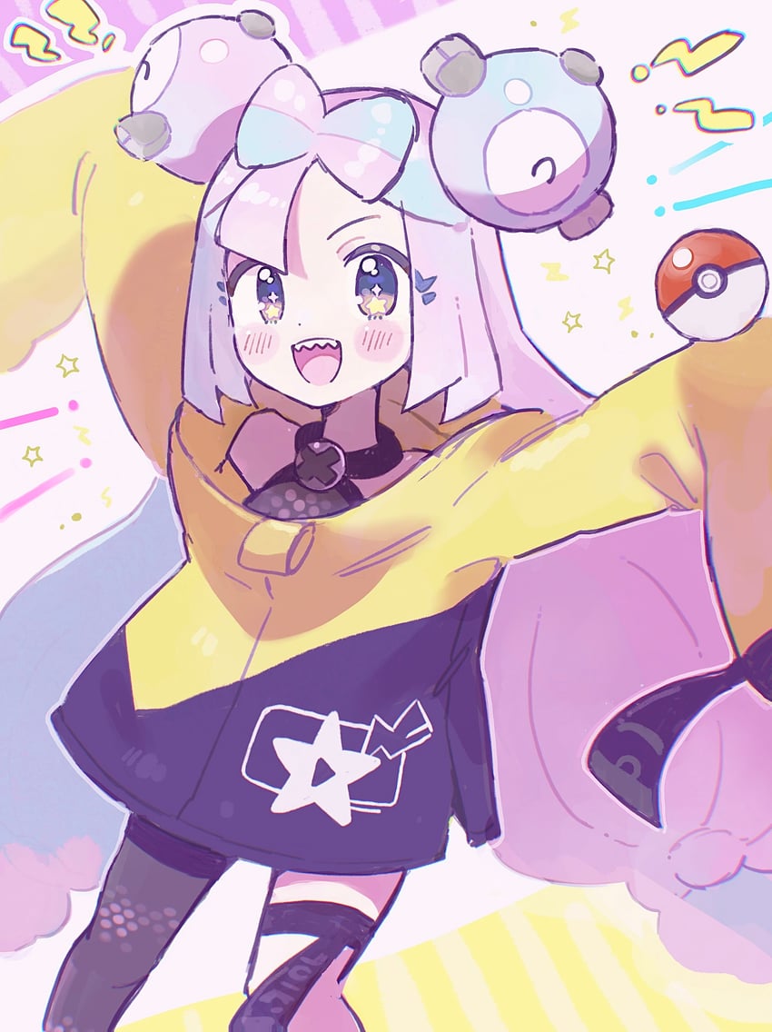 iono and magnemite (pokemon and 1 more) drawn by pe_cippe