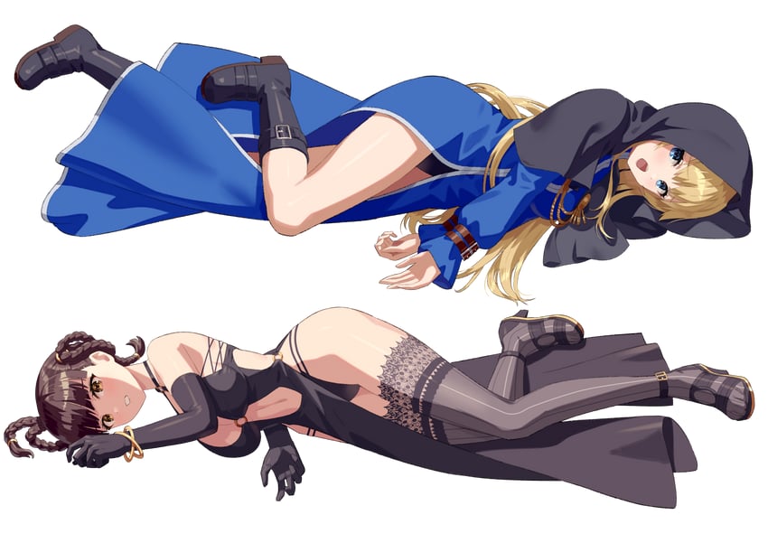 lei fang and goeniko (the king of fighters and 2 more) drawn by yagi2013