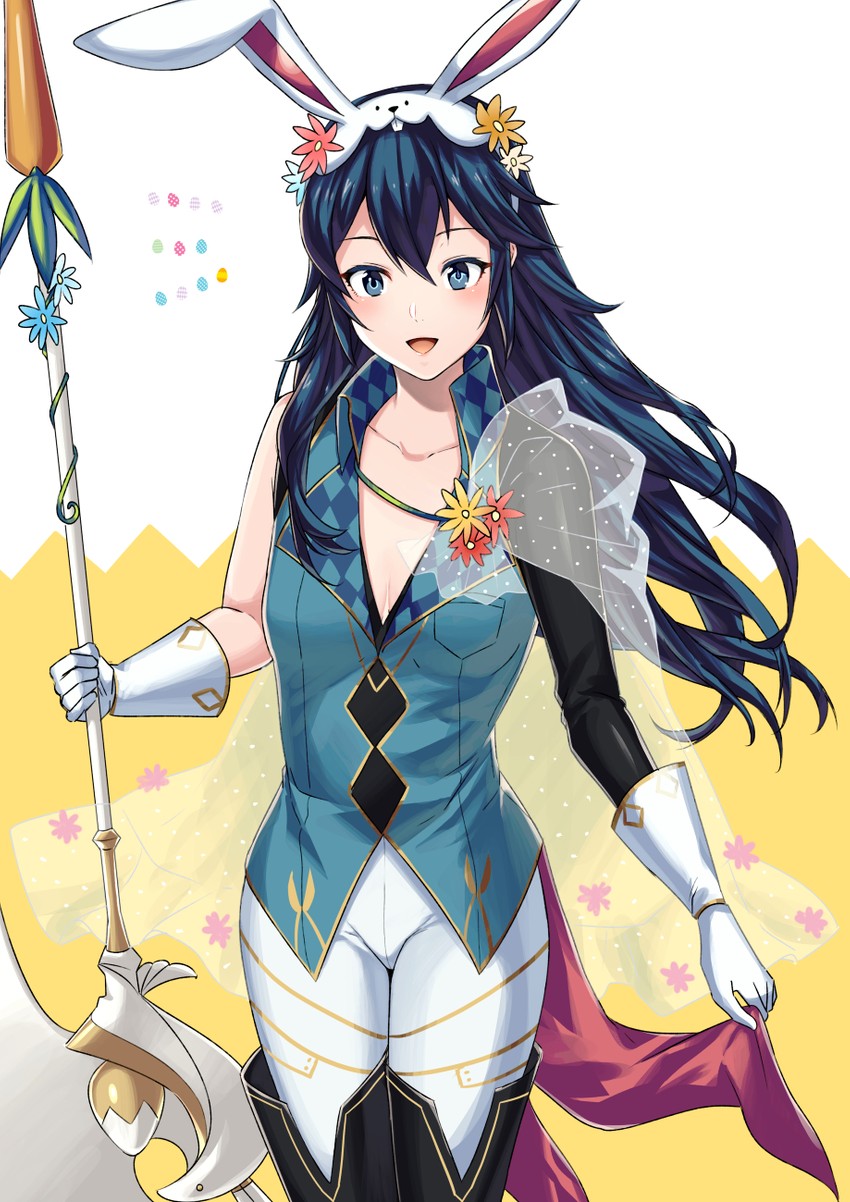 lucina and chrom (fire emblem and 2 more) drawn by ameno_(a_meno0)