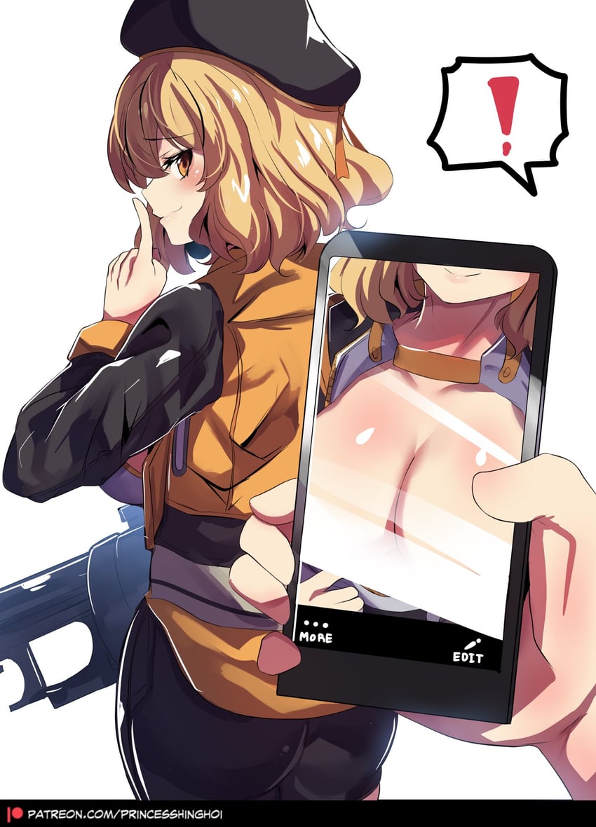 anis and commander (goddess of victory: nikke) drawn by hinghoi