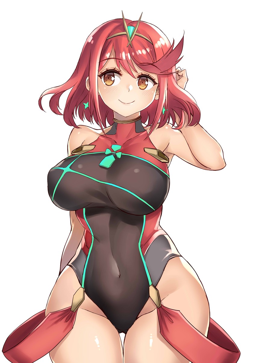 pyra (xenoblade chronicles and 1 more) drawn by kaorihero