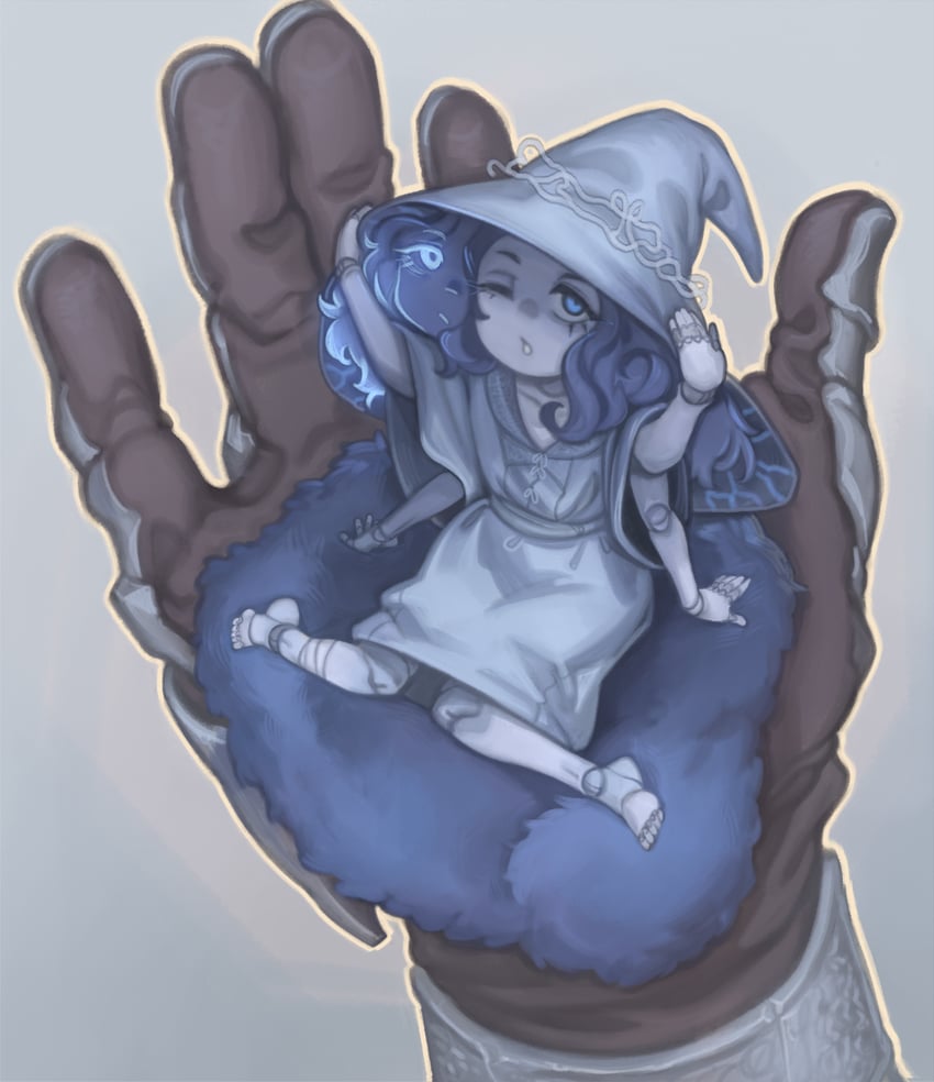 ranni the witch and miniature ranni (elden ring) drawn by kelvin_hiu