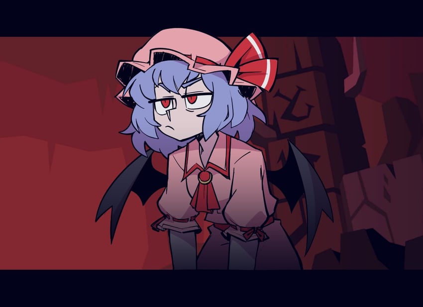 remilia scarlet (touhou and 1 more) drawn by rustyreddroses