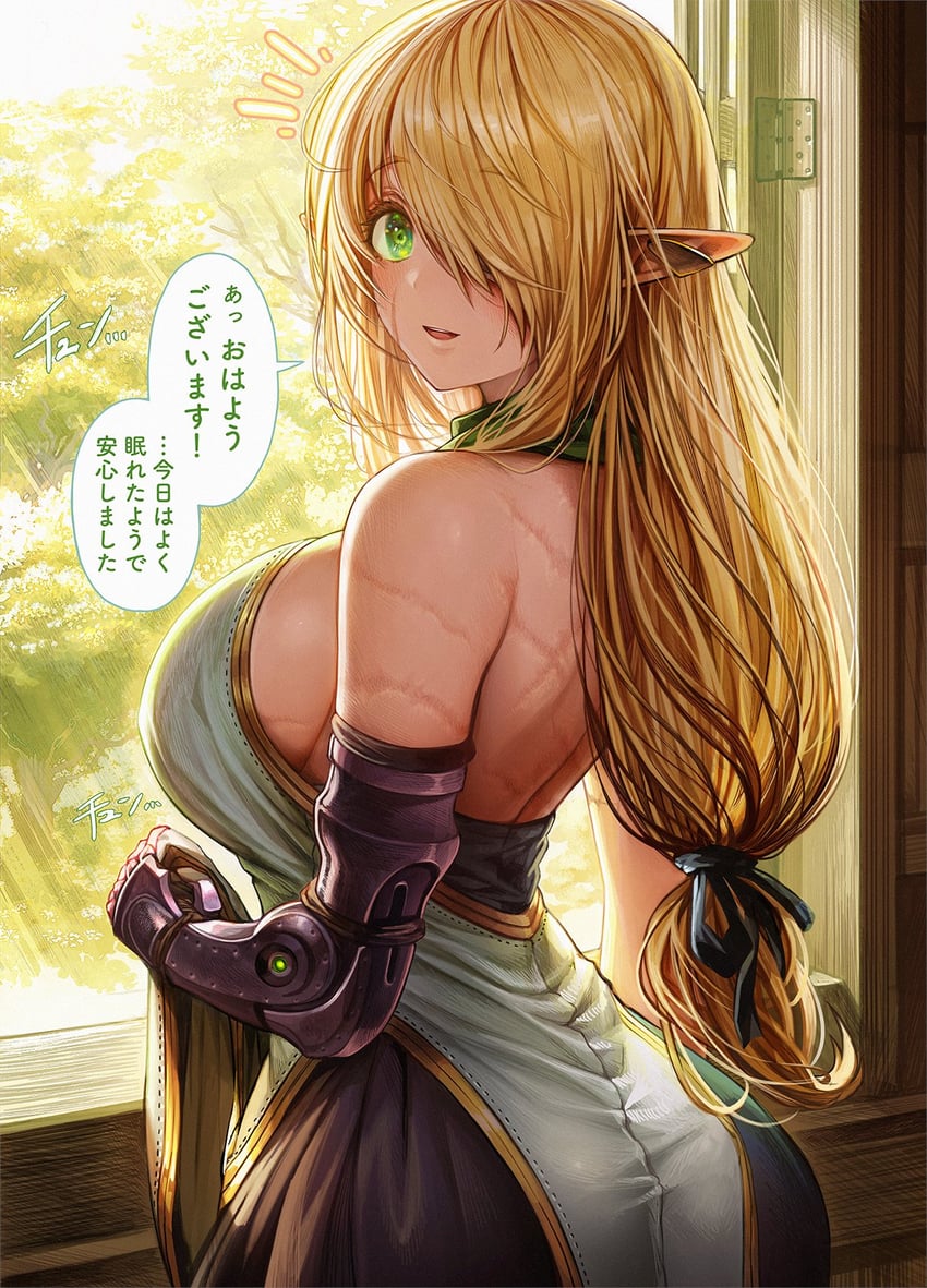 reszurre (boroboro no elf-san wo shiawase ni suru kusuri uri-san) drawn by gibagiba