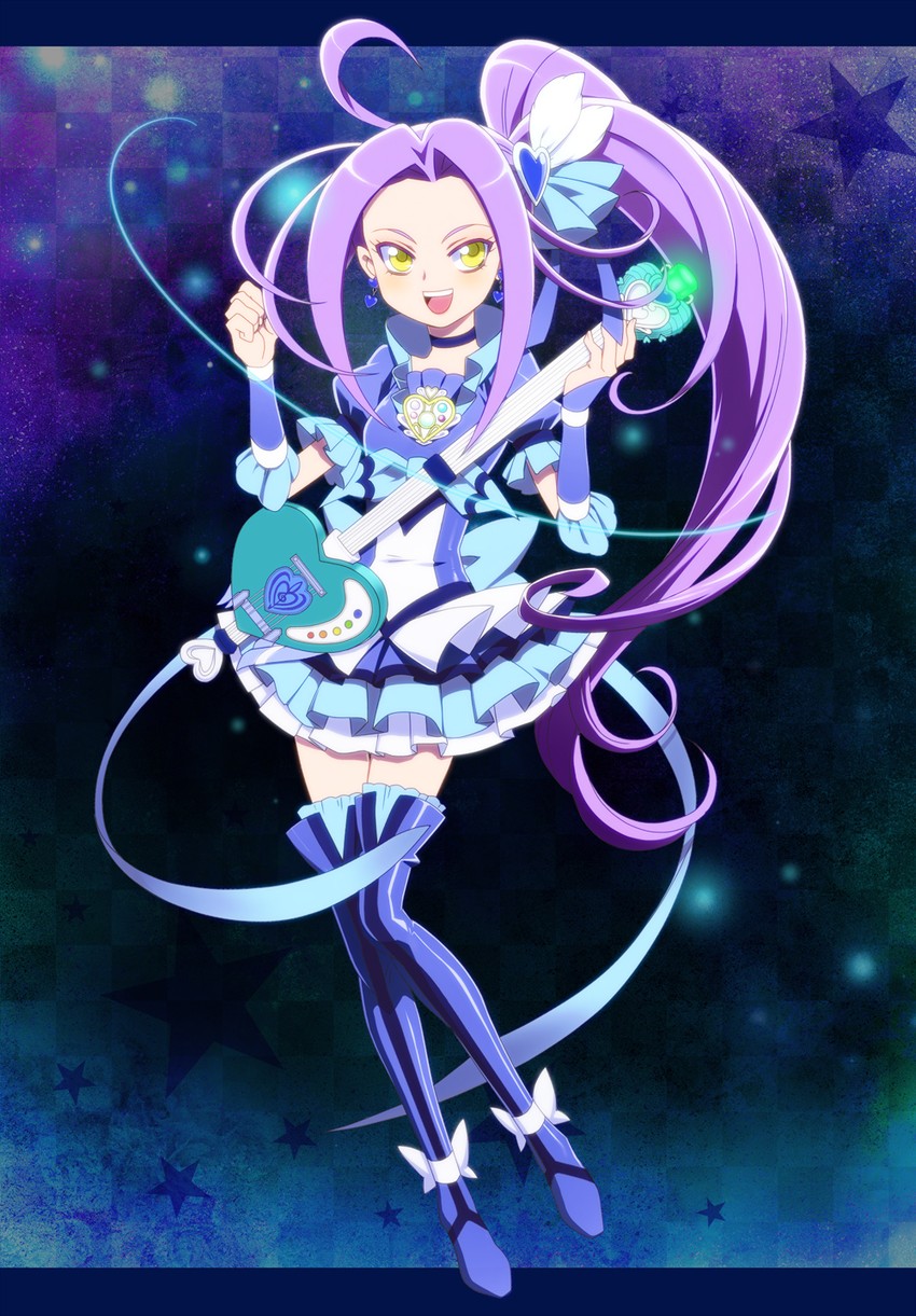 kurokawa eren, seiren, and cure beat (precure and 1 more) drawn by souma_kira