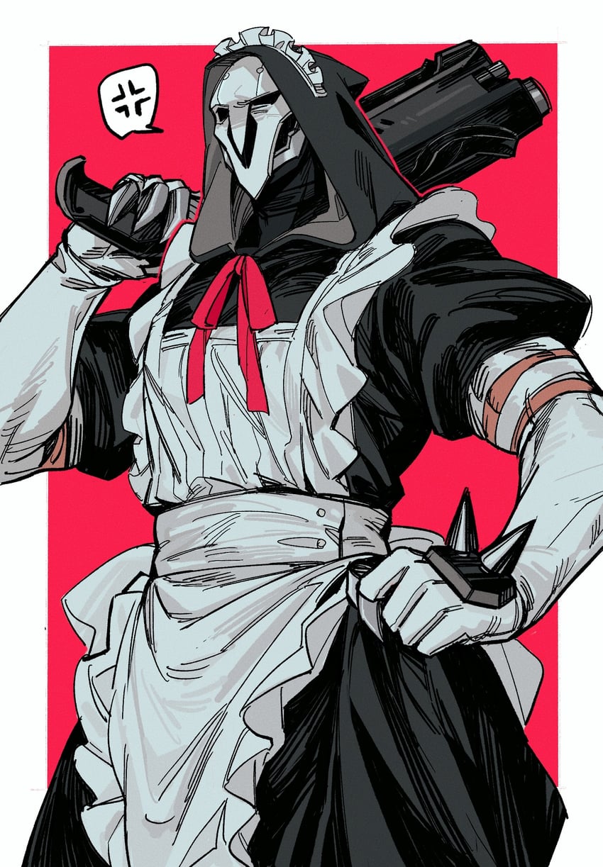 reaper (overwatch and 1 more) drawn by emiya_izumi