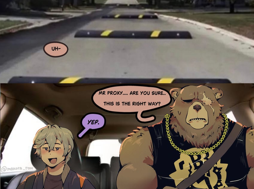 wise and ben bigger (zenless zone zero) drawn by makota_toh