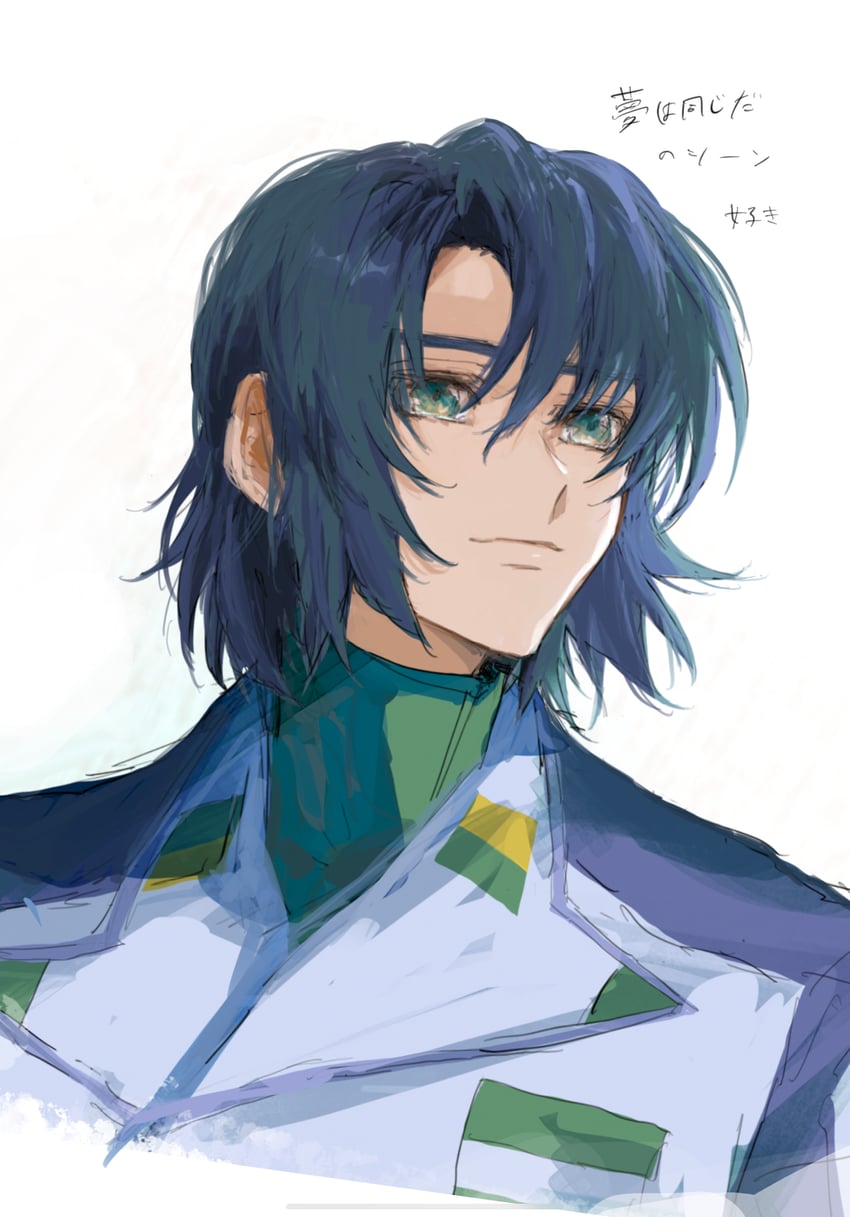 athrun zala (gundam and 1 more) drawn by she_(morianosu)