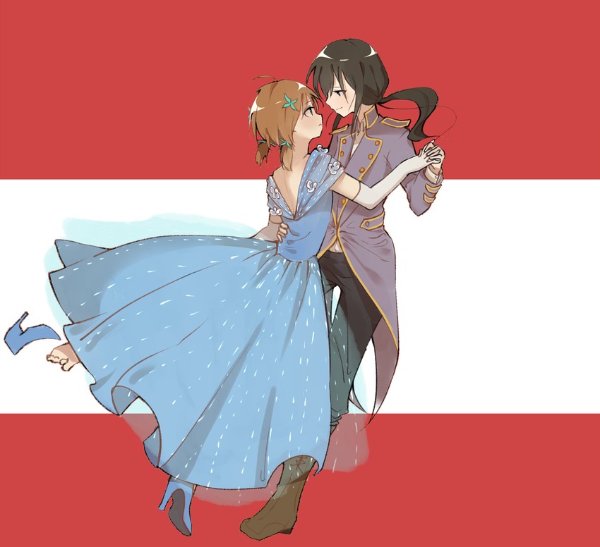 koito yuu and nanami touko (yagate kimi ni naru) drawn by bukei