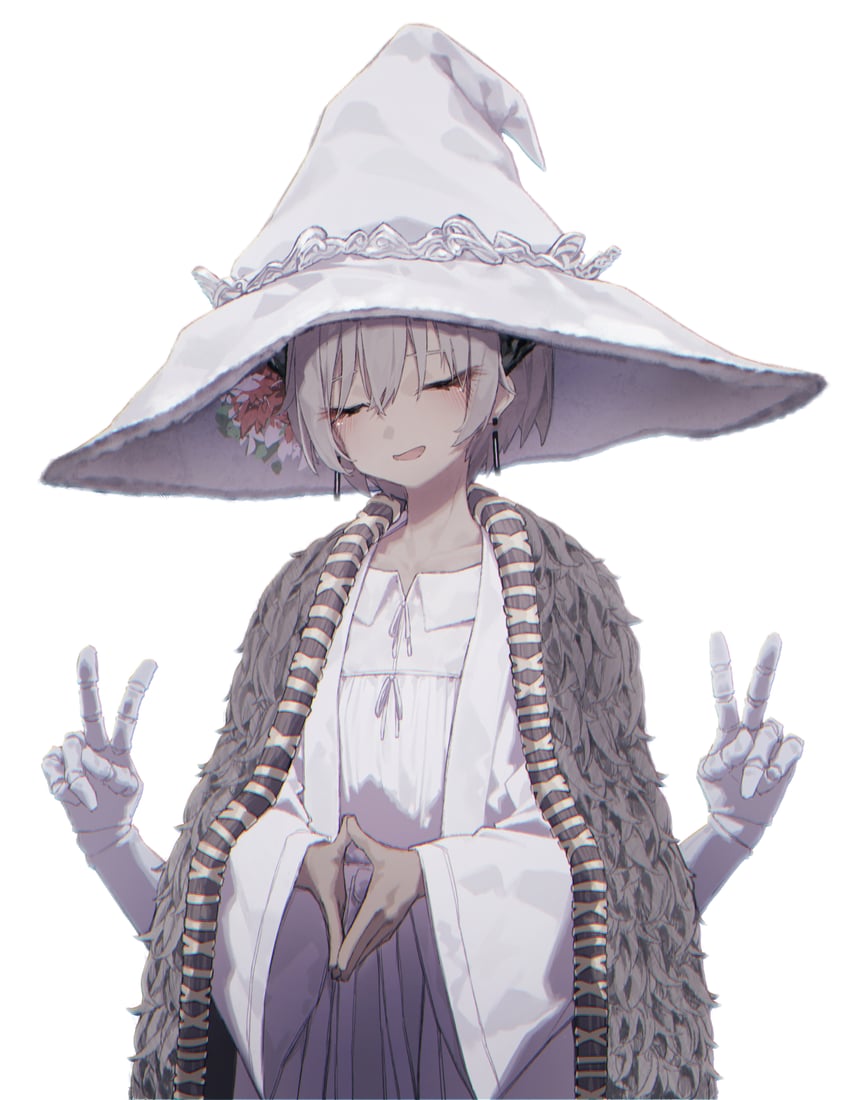 ranni the witch and raidian (arknights and 1 more) drawn by beudelb