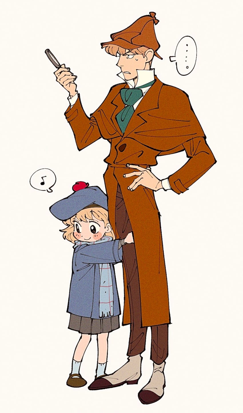 basil and olivia flaversham (the great mouse detective) drawn by uochandayo