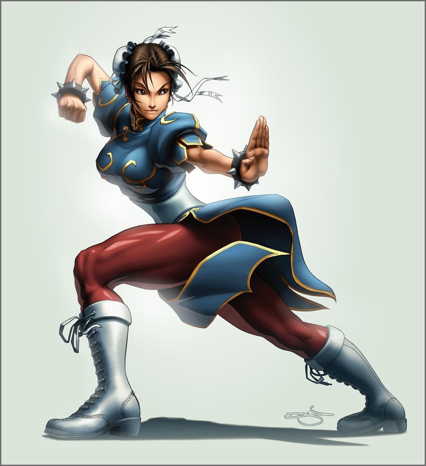 chun-li (street fighter) drawn by omar_dogan