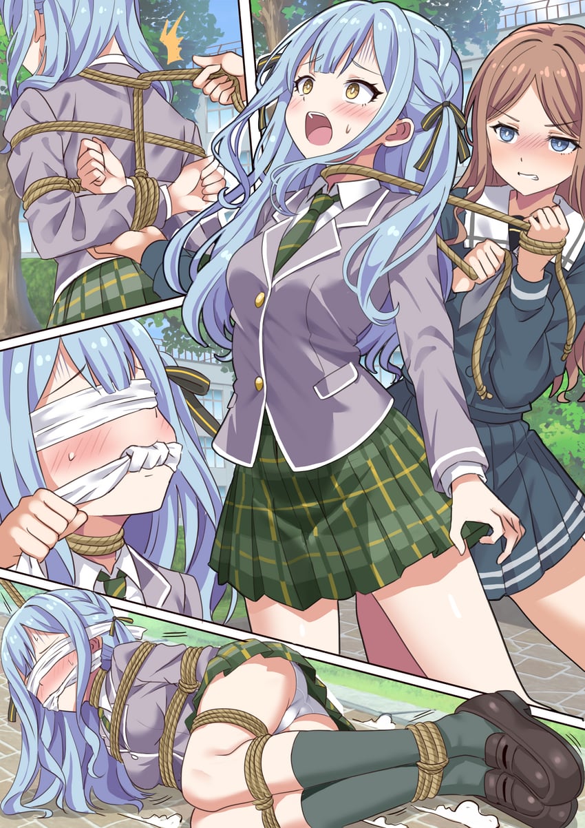 togawa sakiko and nagasaki soyo (bang dream! and 1 more) drawn by shimouki_izui