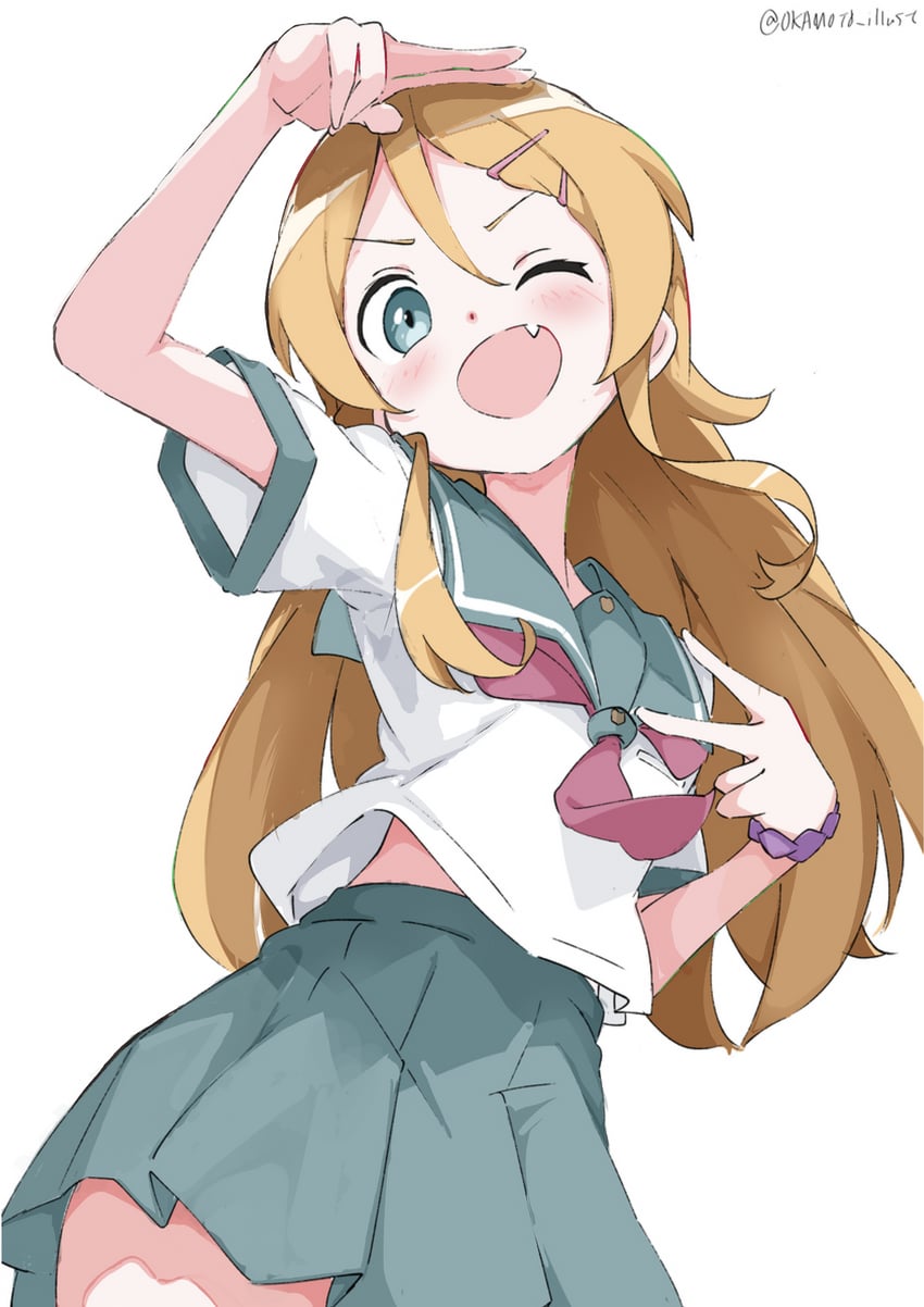 kousaka kirino (ore no imouto ga konna ni kawaii wake ga nai) drawn by white_gorilla_(okamoto)