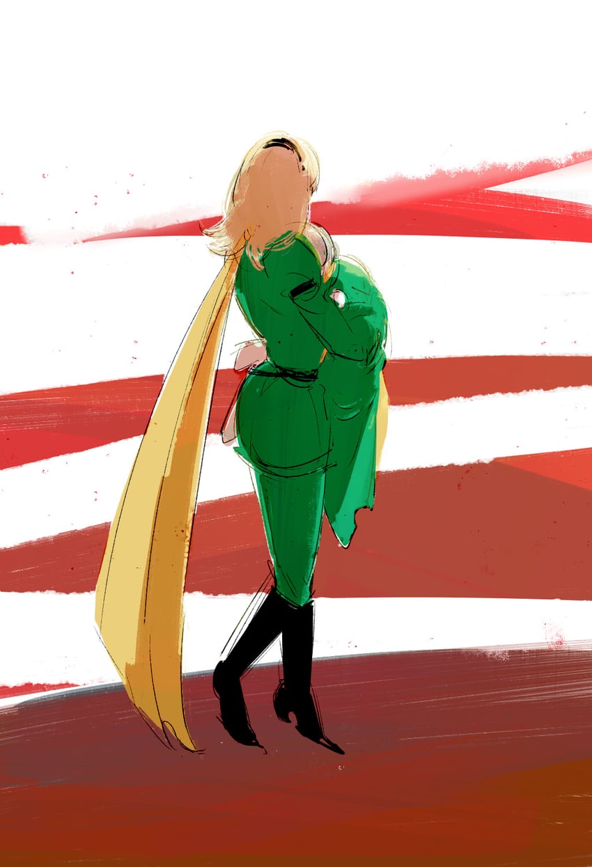 francoise arnoul and ivan whisky (cyborg 009) drawn by manodemarina