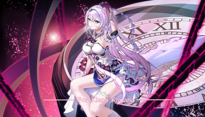 kiana kaslana (honkai and 1 more) drawn by halfmoe