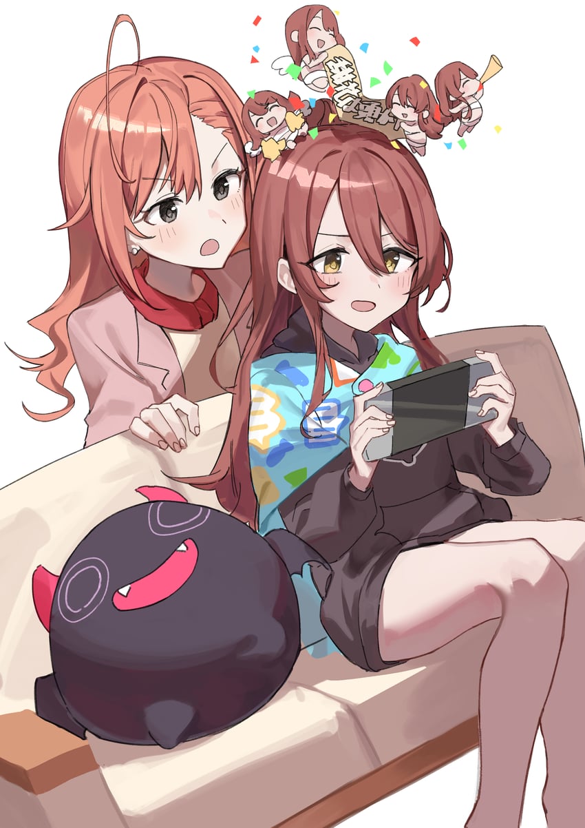 osaki tenka and arisugawa natsuha (idolmaster and 1 more) drawn by haruyuki_(gffewuoutgblubh)