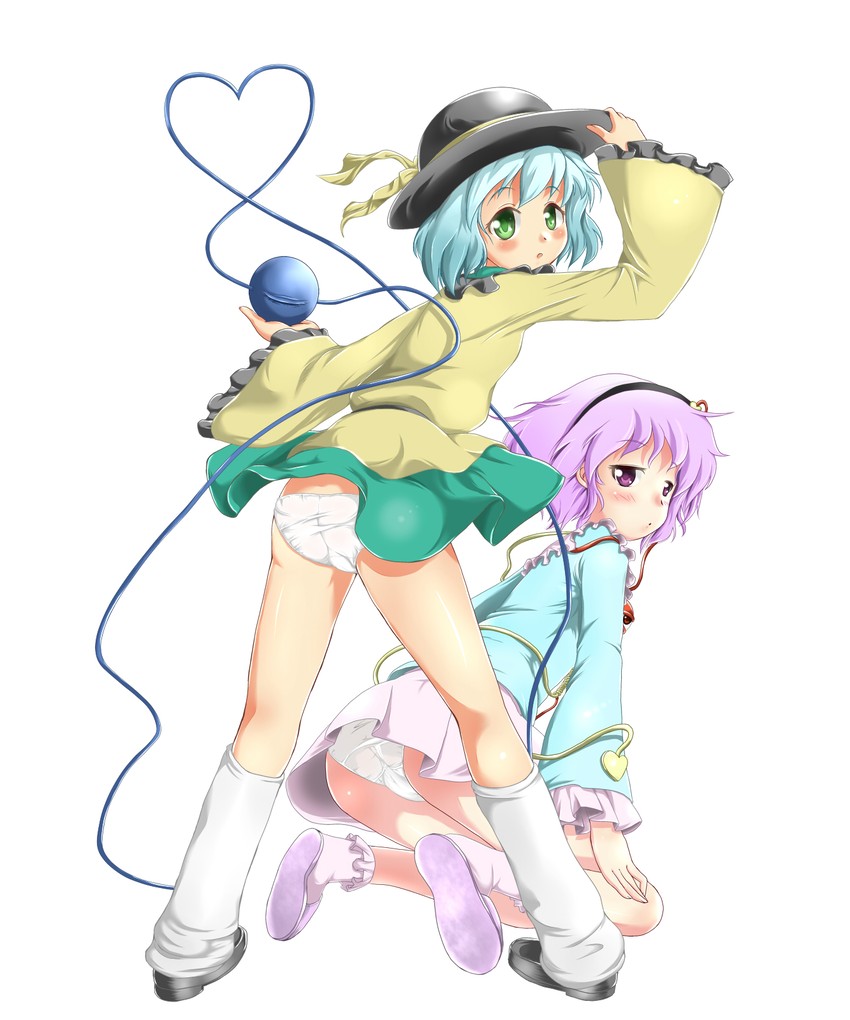 komeiji koishi and komeiji satori (touhou) drawn by shiina_excel