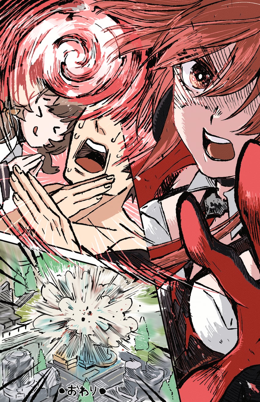 rapi, commander, and bready (goddess of victory: nikke) drawn by aoi_kili