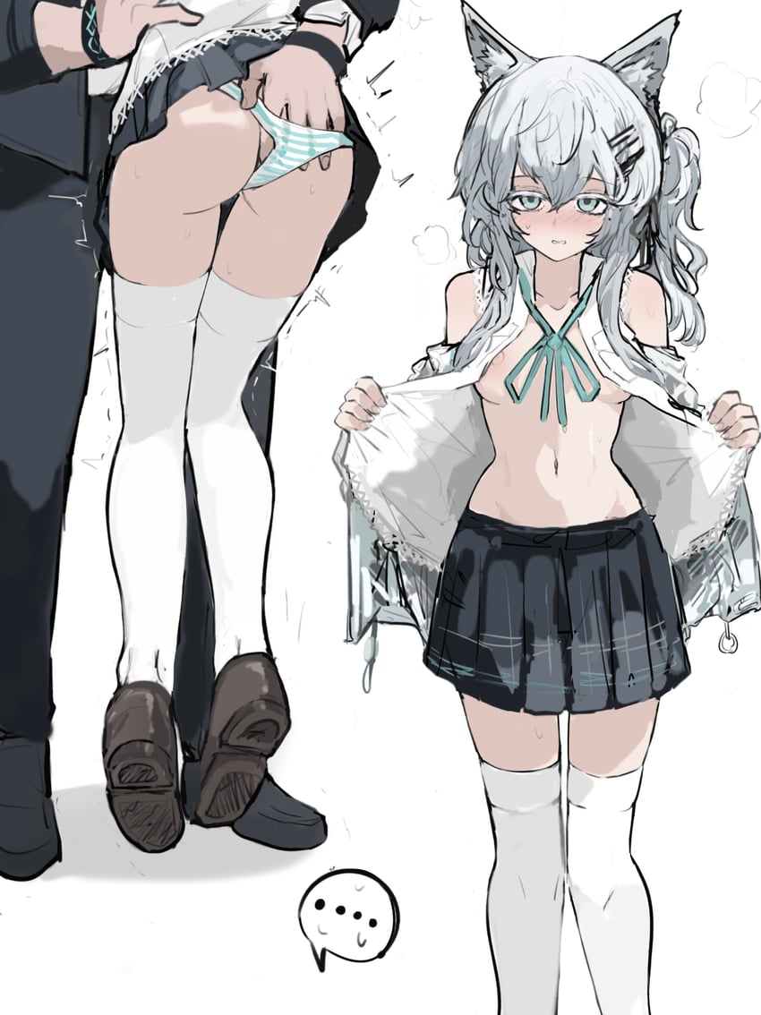 doctor, rosmontis, and male doctor (arknights) drawn by whate=3r