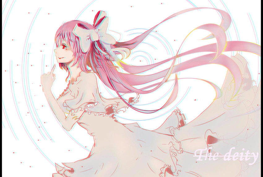 kaname madoka and ultimate madoka (mahou shoujo madoka magica) drawn by comb_(suz)