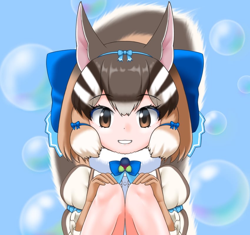 siberian chipmunk (kemono friends and 1 more) drawn by universe_hululu