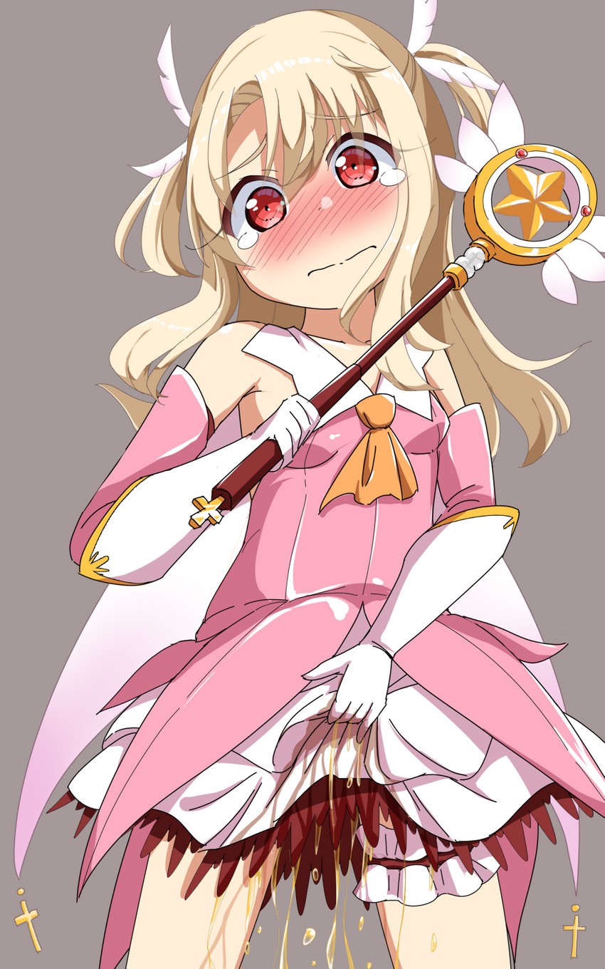 illyasviel von einzbern, prisma illya, and magical ruby (fate and 1 more) drawn by kuu_nekoneko