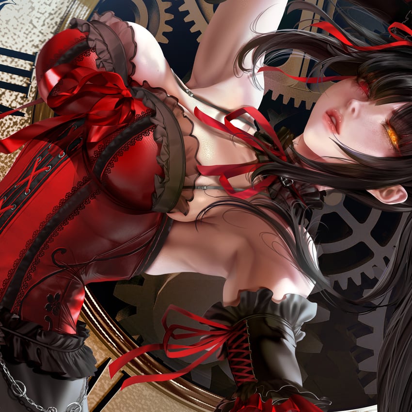 tokisaki kurumi (date a live) drawn by javier_estrada