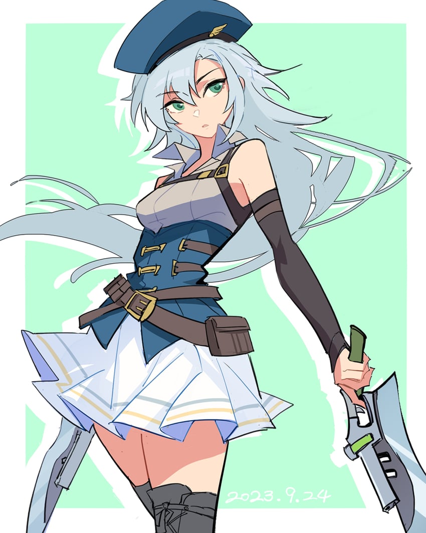 fie claussell (eiyuu densetsu and 2 more) drawn by feng_you