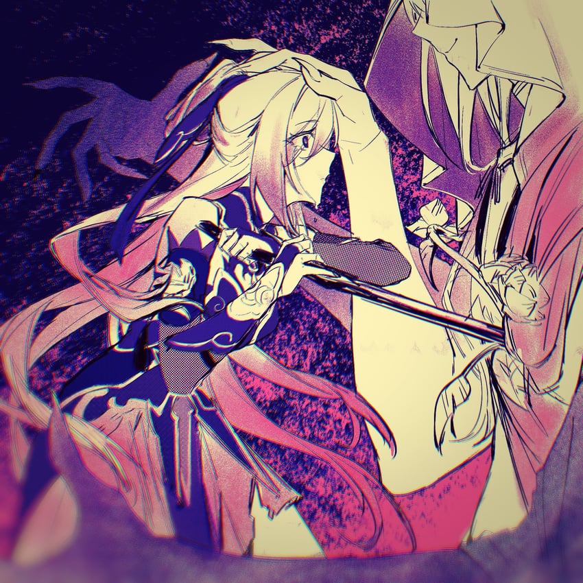 jingliu and yaoshi (honkai and 1 more) drawn by zai_aoye_wo_shi_gou