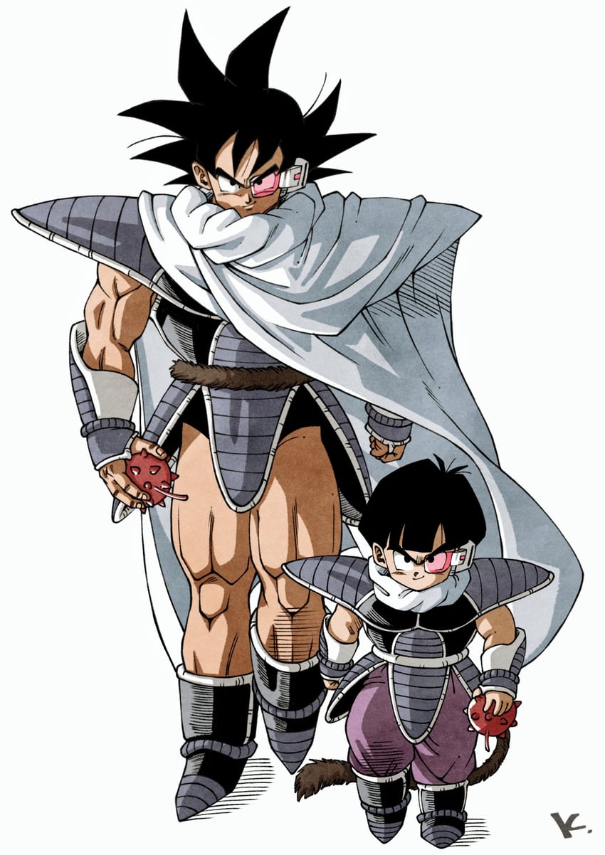 son gohan and tullece (dragon ball and 1 more) drawn by kakeru_(dbskakeru)